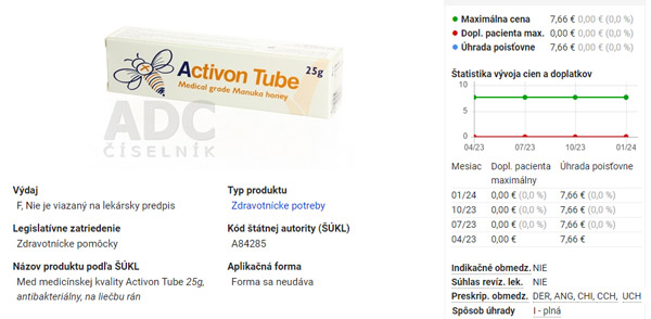 Activon-Tube-zdravotnicka-pomocka-ADC-ciselnik